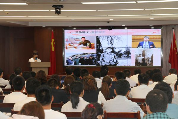 泓源公司黨委舉辦“培育泓源精神，勇?lián)鷩?guó)企使命”主題演講比賽(圖4)